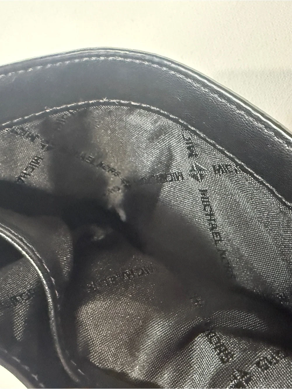 Michael Kors Black Logo-Print Men's Bifold Wallet